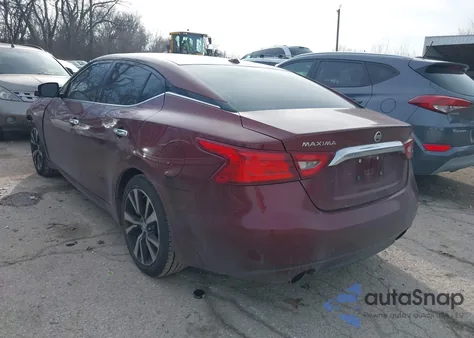2016 Nissan Maxima 3.5 S z USA, uszkodzony, nr VIN 1N4AA6AP0GC418038
